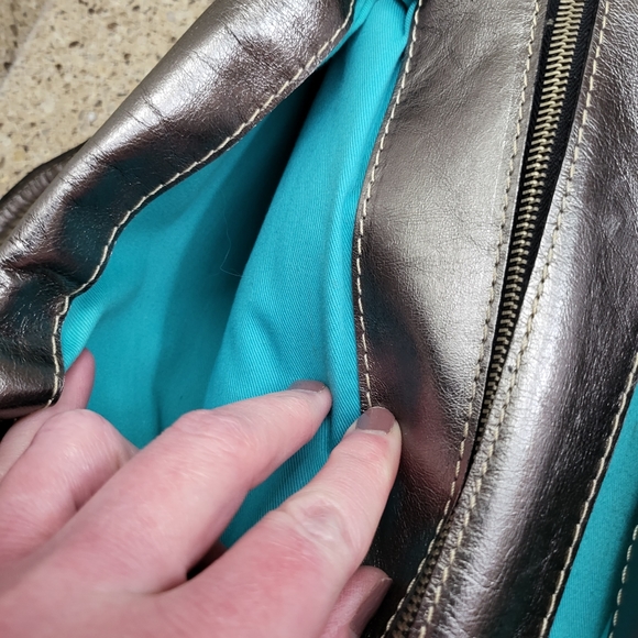 helen welsh brocade floral baguette bag - Picture 9 of 11